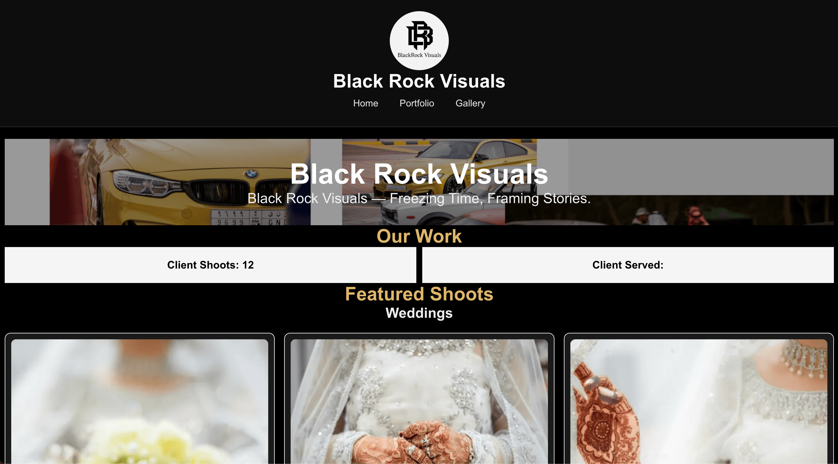 Black Rock Visuals Project Preview